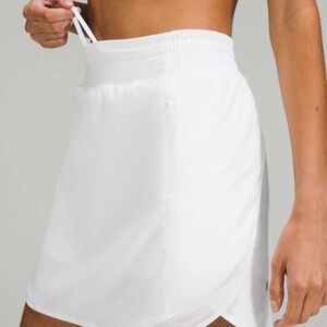 Lululemon Hotty Hot HR skirt long white